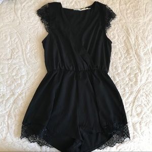 Black romper | Urban Outfitters